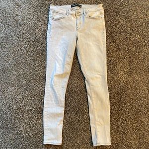 Light gray women’s express jean legging